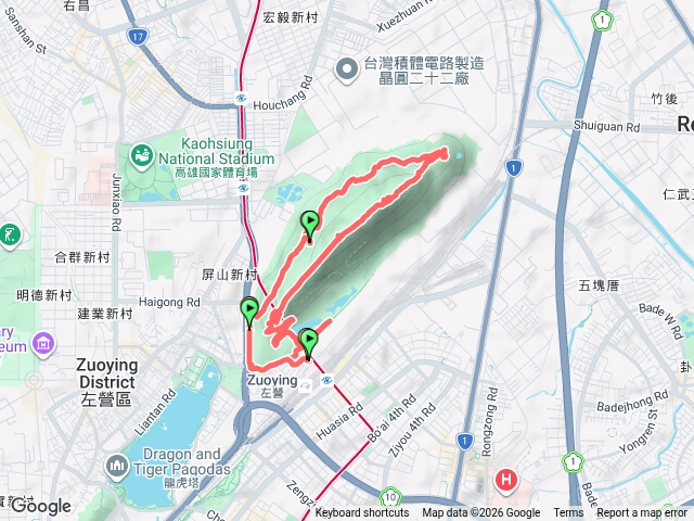 高雄半屏山O型縱走預覽圖