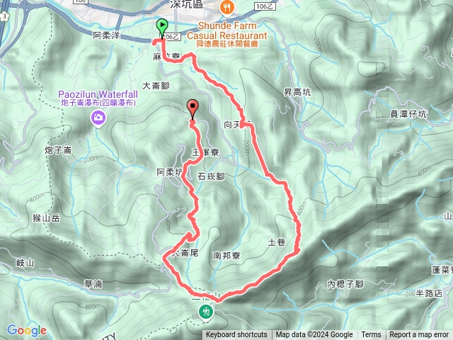 筆架山北峰，南峰