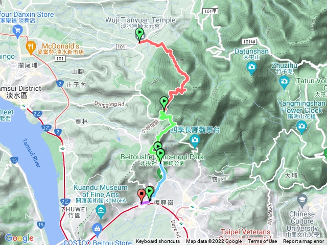 20220416山仔頂步道、向天池山、向天池、興福寮步道、小坪頂山、貴子坑步道