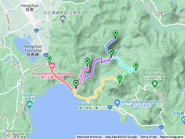 【屏東恆春】1110109-墾丁大大O走(大尖石山、龜呵吠山、門馬羅山、門馬羅東北峰、小尖石山基點峰、大山母山)