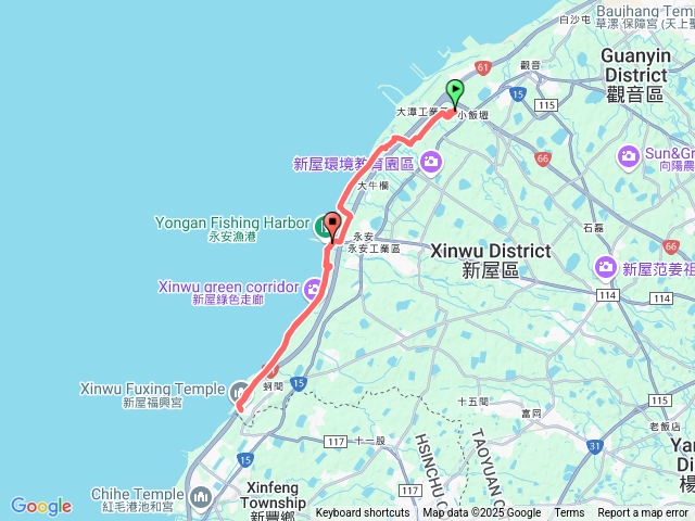 2025.07.26－觀音大潭～新屋綠色走廊自行車道
