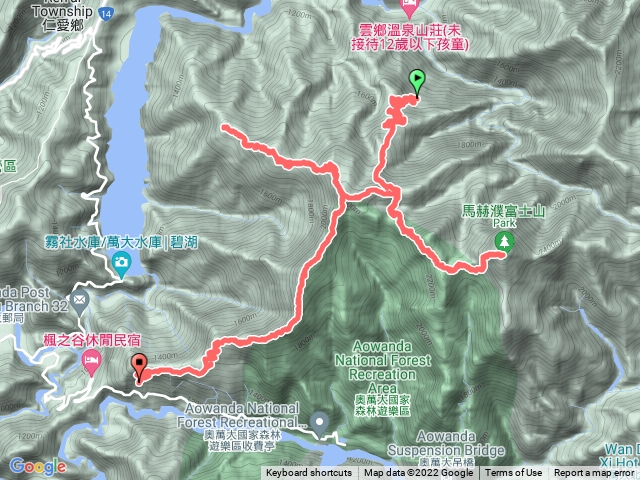 20221127 馬海濮富士山、武令山、北萬大山 連走