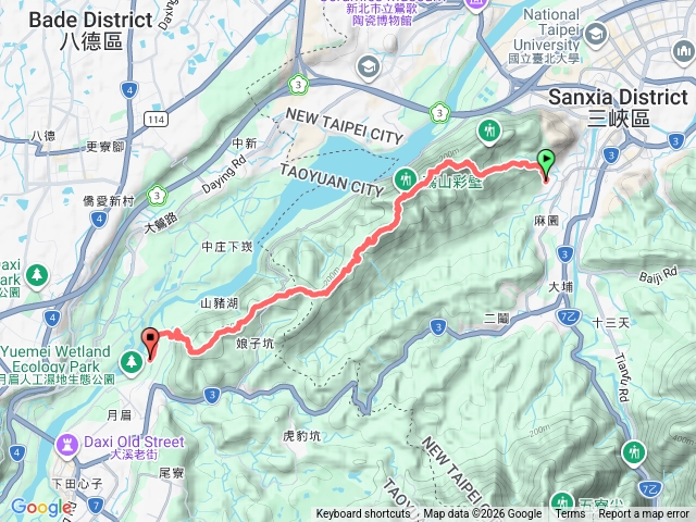台北天際線三峽到鶯歌