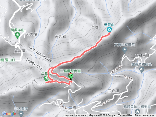 二格山-筆架山