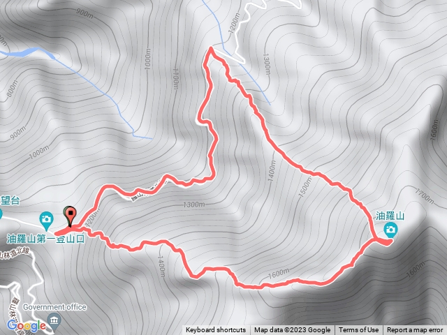 油羅山步道