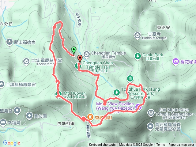 土城火焰山、天上山