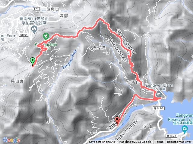 東山福祐宮縱走曾文水庫