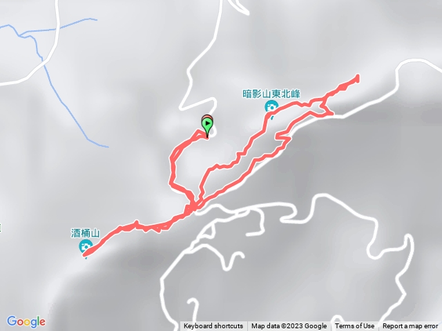 2023/2/13 小百岳：暗影山，加走光明嶺、暗影山東北峰