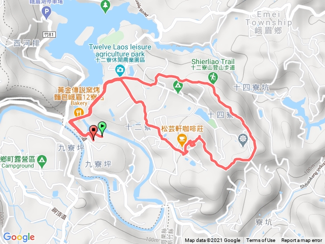 峨眉十二寮步道（1進7出）
