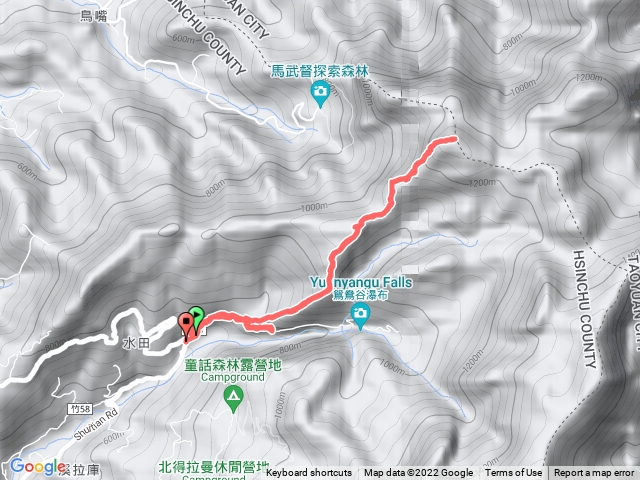 鴦鴦谷至外嘴鳥山