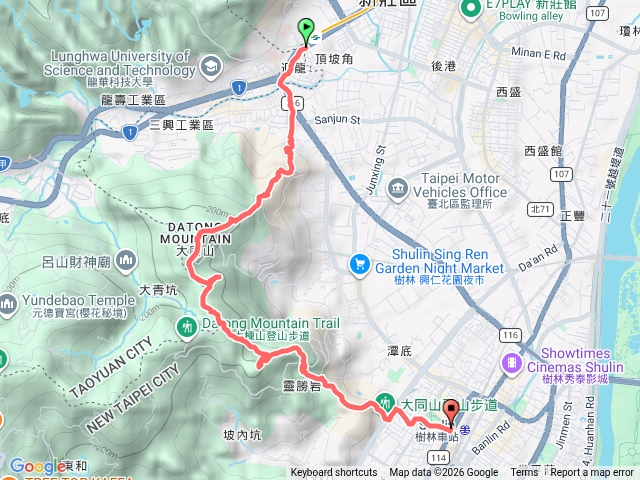 迴龍、武器公園、三福山、青龍嶺賞血藤花、大同山、樹林火車站預覽圖