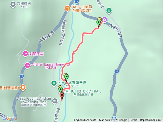 阿里山迷糊步道-2026／2／14