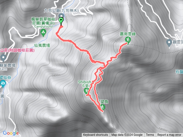 小百岳集起來嘉南雲峰、石壁山登山步道202402261413