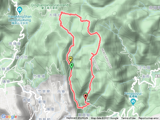 荷蘭古道，高頂山，內雙溪古道，坪頂三圳