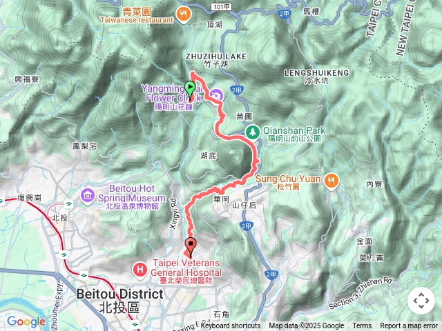 圳內公車站-猴崁古道-草山觀瀑吊橋-大屯瀑布-小隱潭瀑布-白雲瀑布-翠峰瀑布