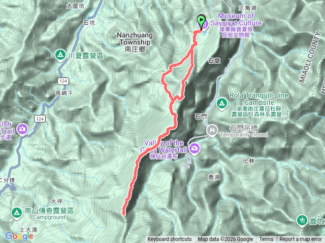 向天湖山-南大龜山-大坪山O繞預覽圖