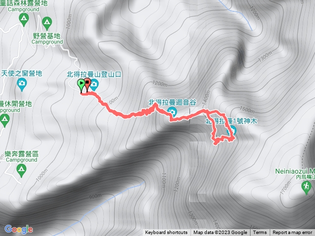 北得拉曼山神木區