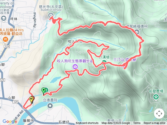 三進三路三汀山