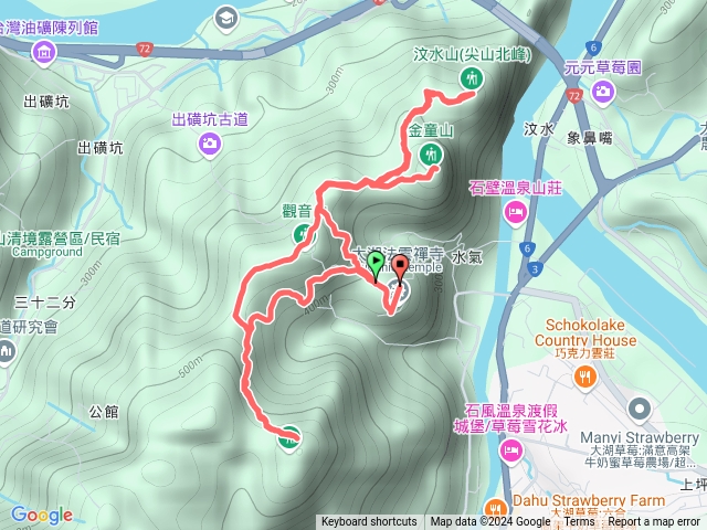 苗栗金童山、汶水山、玉女山預覽圖