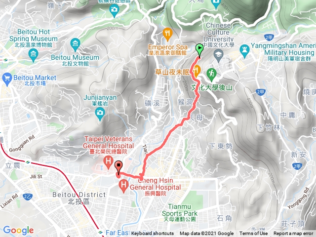 天母水管步道