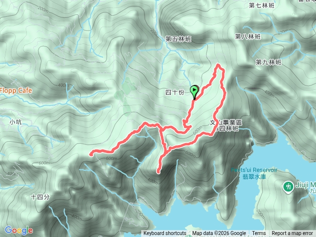 2026-04-16 雙峰路來益製茶-暗寶劍山-直潭山東北峰-鳥嘴尖-赤腳蘭山-石碇後山-來益製茶