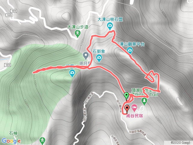 頂湖上大棟山-回頭嶺O型