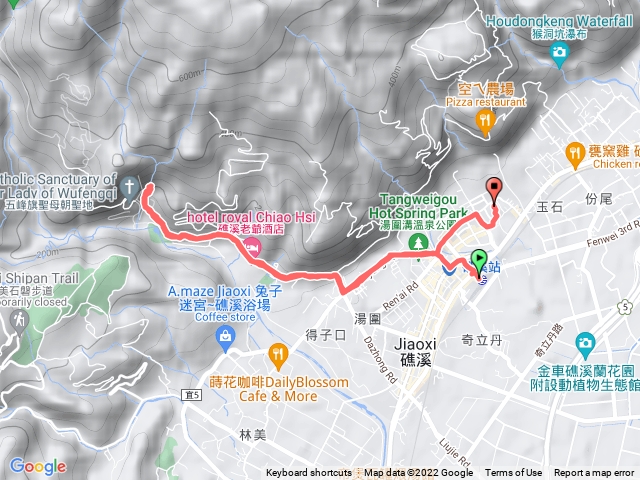 礁溪五峰旗瀑布