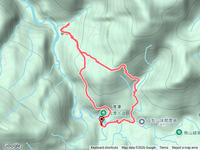 梁08-14灣潭烏山古道西段大湖尾古道暨支線.gpx預覽圖