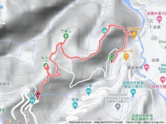 溪頭山竹崙山志騰山