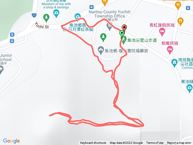 魚池尖登山步道預覽圖