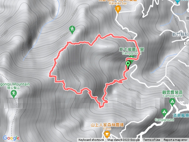 雲霧步道+鵝公髻山步道(二登下）中O行