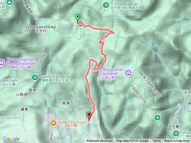 擎天崗走到內寮