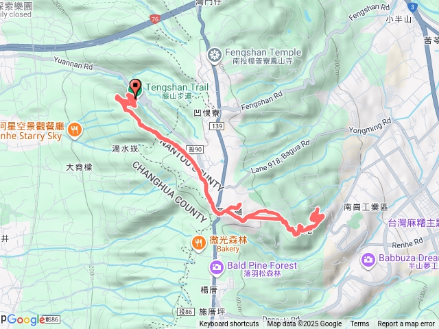 藤山步道-草尾嶺（花開處）-受命宮-藤山步道