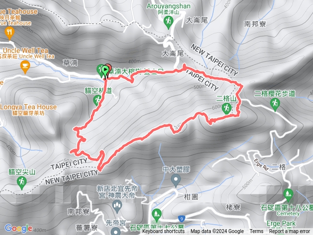 二格山登山步道(草湳線)