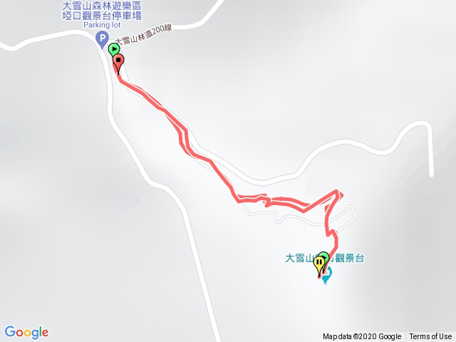 大雪山啞口觀景台