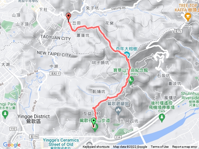 鶯歌石步道-福源山步道登山口