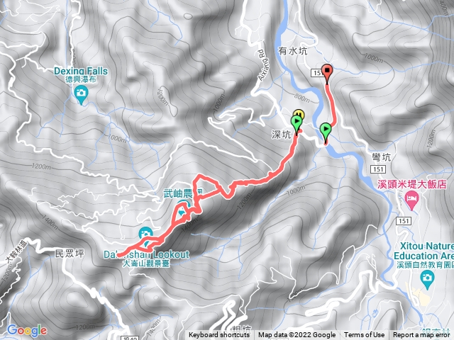 大石公，大崙山