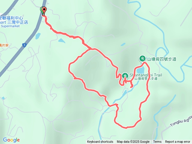 三灣山塘背步道預覽圖