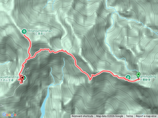 檜谷山莊到日真湯山