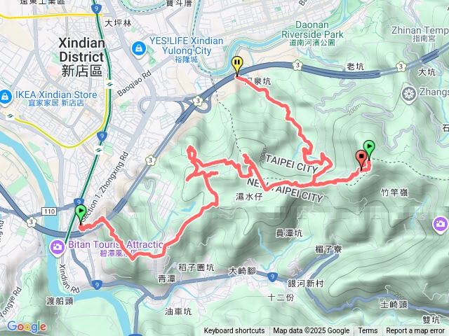 20250921 新店小獅山高麗坑山高麗坑山西北峰新高麗坑山員潭子坑山待老坑山