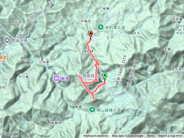 網形山-豎旗山-烏山尖O繞預覽圖