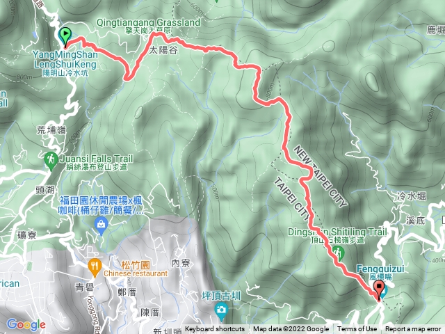 陽明山大縱走第三段5小時25分0840_1400