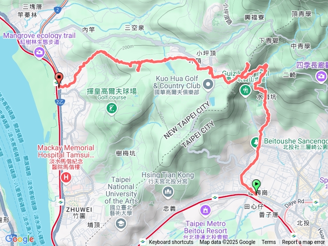 貴子坑越嶺小坪頂山，八勢古道預覽圖