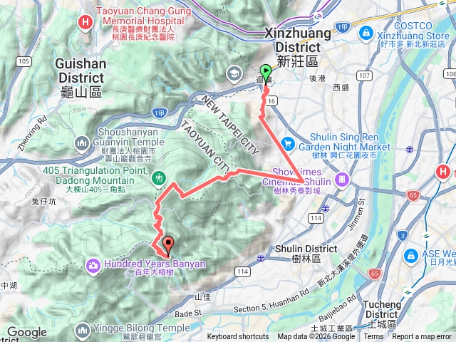 大棟山縱走預覽圖