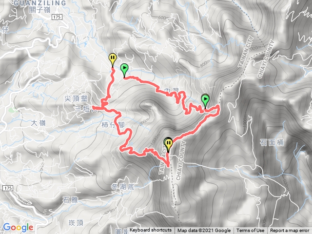 九龍山大凍山o型縱走