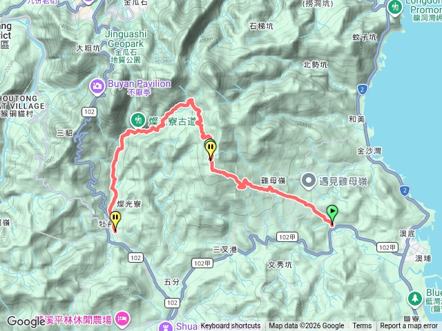 逆走淡蘭古道南路.楊廷理古道.燦光寮古道預覽圖