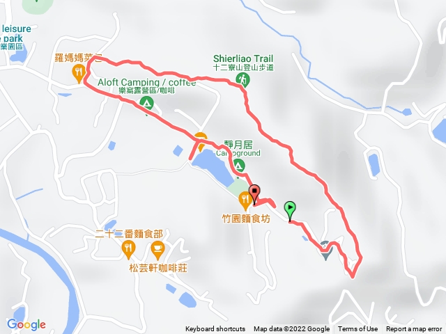 十二寮登山步道 五進一出