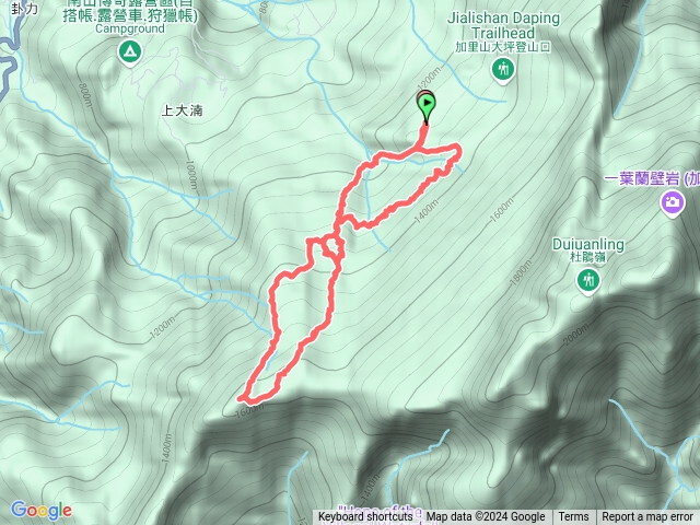 苗栗 加里前山隘勇線大㓓石壁上騰龍山大㓓線下預覽圖