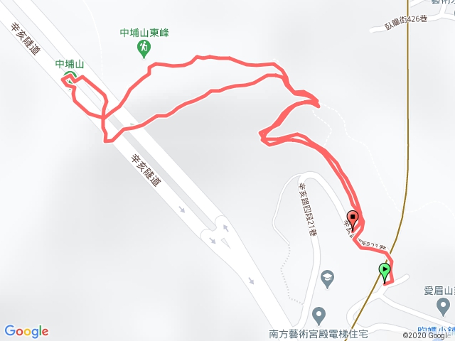 中埔山來回