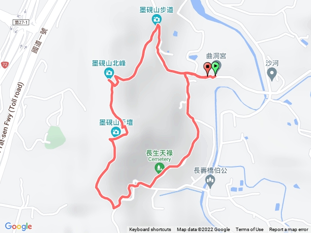 墨硯山+墨硯山北峰 O型-2022/11/26